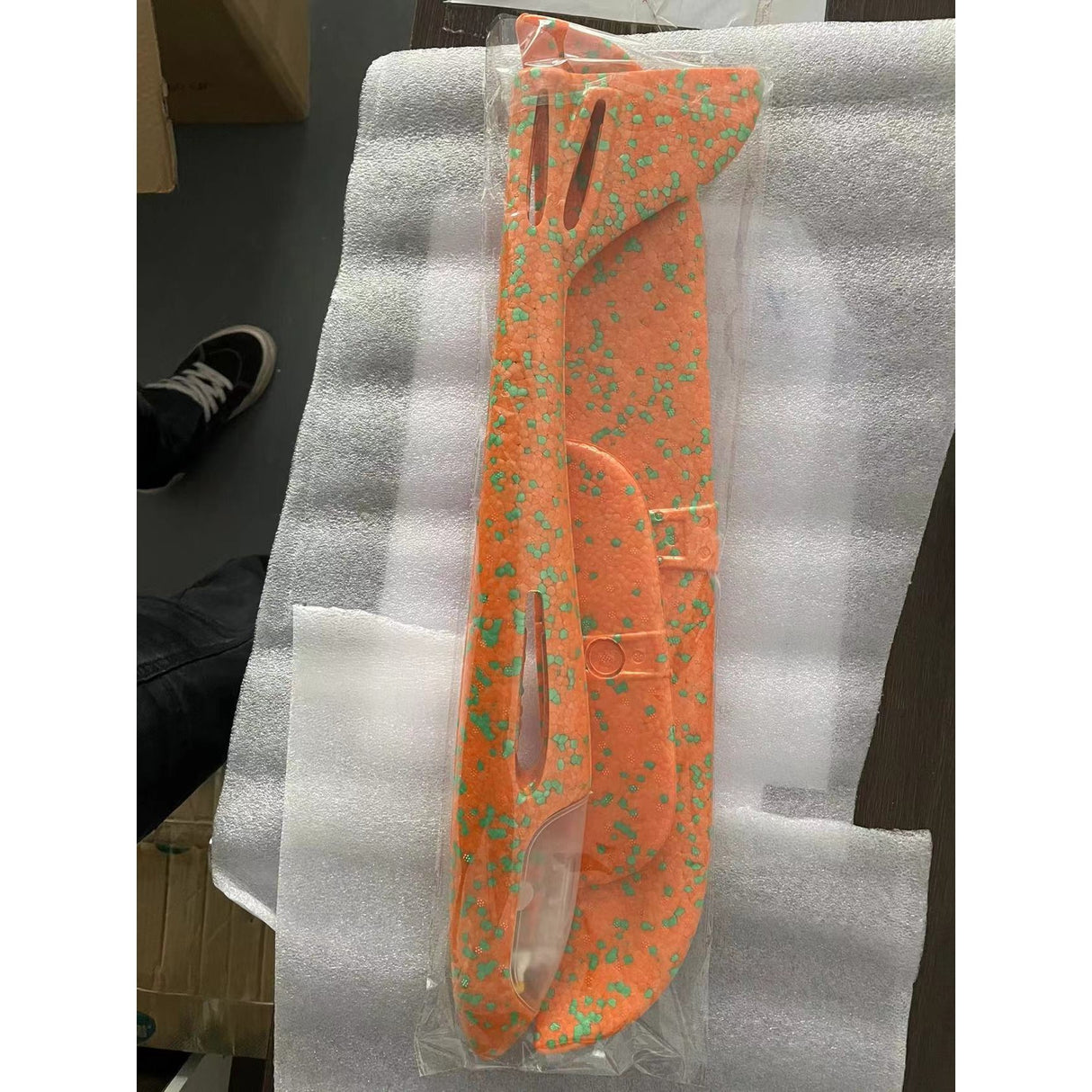 Avion Planor Cu Pilot, Din Polistiren, Cu Lumini Pe Toata Lungimea, 47 Cm - vivimall.ro