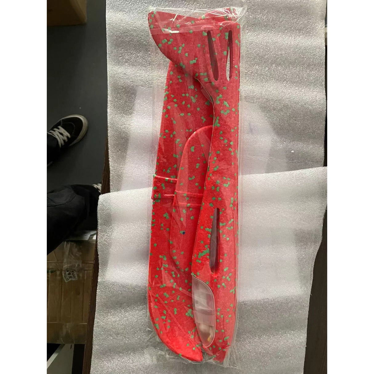 Avion Planor Cu Pilot, Din Polistiren, Cu Lumini Pe Toata Lungimea, 47 Cm - vivimall.ro