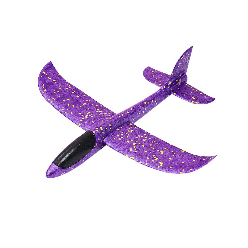 Avion Planor, Vivimall, Simplu, din Poliester, 48 cm, Violet