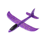 Avion Planor, Flippy, Simplu, din Poliester, 48 cm, Violet
