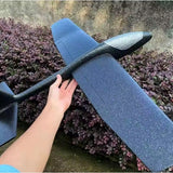Avion Zburator, Tip Planor, 83 Cm Lungime, +3 Ani, Din Polistiren, Aruncare 10 - 30 M - vivimall.ro