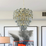 Candelabru Cristal Windsor Petito 3Xe27, Diametru 30Cm, Lucios - vivimall.ro