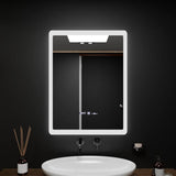 Oglinda Led Rectangulara, Pugliesi Senzor Motionglow Marcello, Sistem Dezaburire, Ceas & Termometru - vivimall.ro