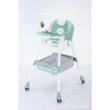 Scaun De Masa Pentru Copii, Multifunctional, Pliabil, Cu Roti, Cos De Depozitare, Din Plastic, Centura De Siguranta, Suport De Agatat Jucarii