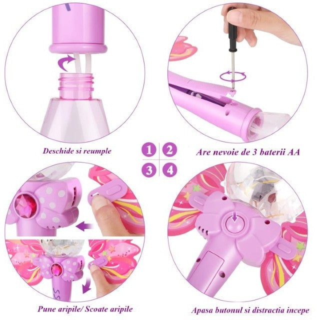 Bagheta De Facut Baloane, Cu Lumini Si Sunete Model 1 - vivimall.ro