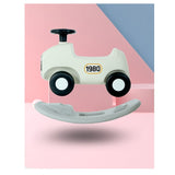 Balansoar 2 in 1 pentru copii Vivimall, masinuta detasabila, varsta peste 1 an, unghi 40 de grade, interior/exterior, volan cu sunete si lumini,