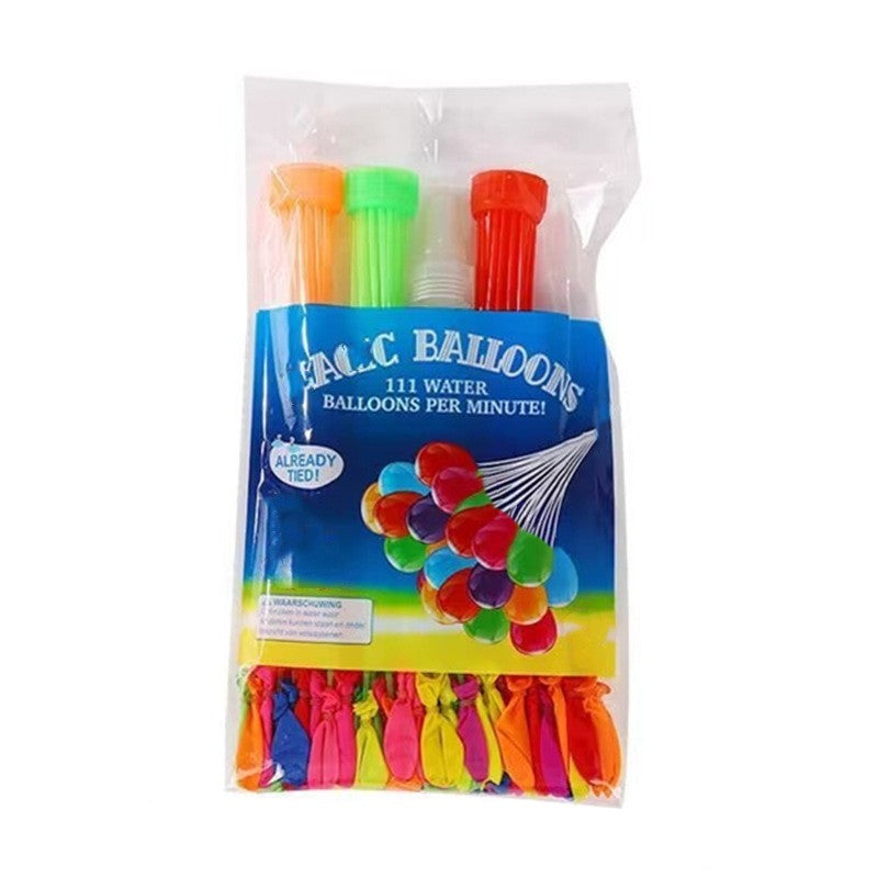 Baloane de Apa pentru Distractii, Vivimall, Baloane cu Umplere Rapida, Baloane de Lupta cu Apa, 111 bucati, din Emulsie, Multicolor