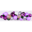 Baloane Decorative Din Latex Si Banner Happy Birthday, Set 37 De Piese, Mov, Alb - vivimall.ro