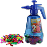 Set 300 de Baloane cu Apa, Flippy, Rezervor de Apa de Umplut, 1.5L, Autosigilate, 34 x 27 x 10 cm, Multicolor