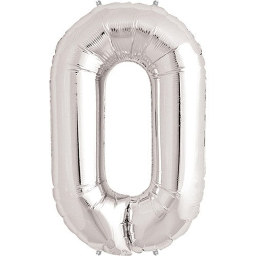 Balon Din Folie Cifra 0, 81 Cm, Pentru Aer Sau Heliu, Bulk - vivimall.ro