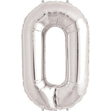Balon Din Folie Cifra 0, 81 Cm, Pentru Aer Sau Heliu, Bulk - vivimall.ro