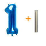 Balon Din Folie Cifra 1, 81 Cm, Pentru Aer Sau Heliu, Bulk - vivimall.ro