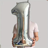 Balon Din Folie Cifra 1, 81 Cm, Pentru Aer Sau Heliu - vivimall.ro