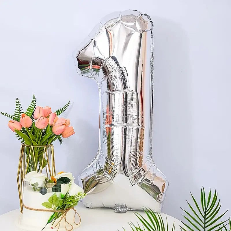 Balon Din Folie Cifra 1, 81 Cm, Pentru Aer Sau Heliu - vivimall.ro