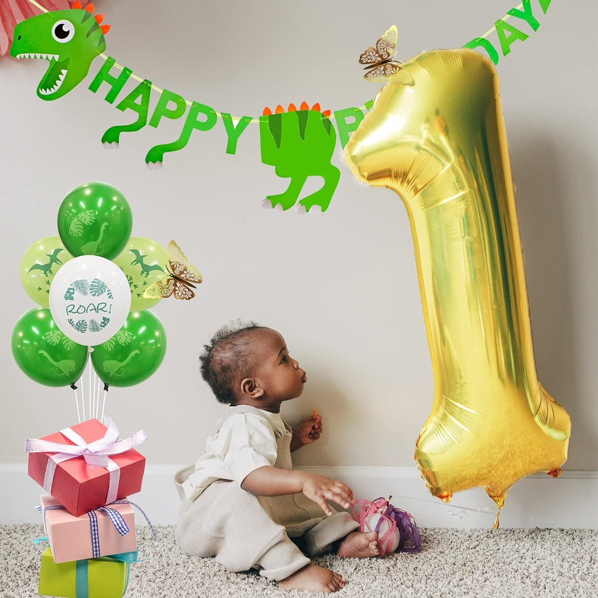 Balon Din Folie Cifra 1, 81 Cm, Pentru Aer Sau Heliu, Bulk - vivimall.ro