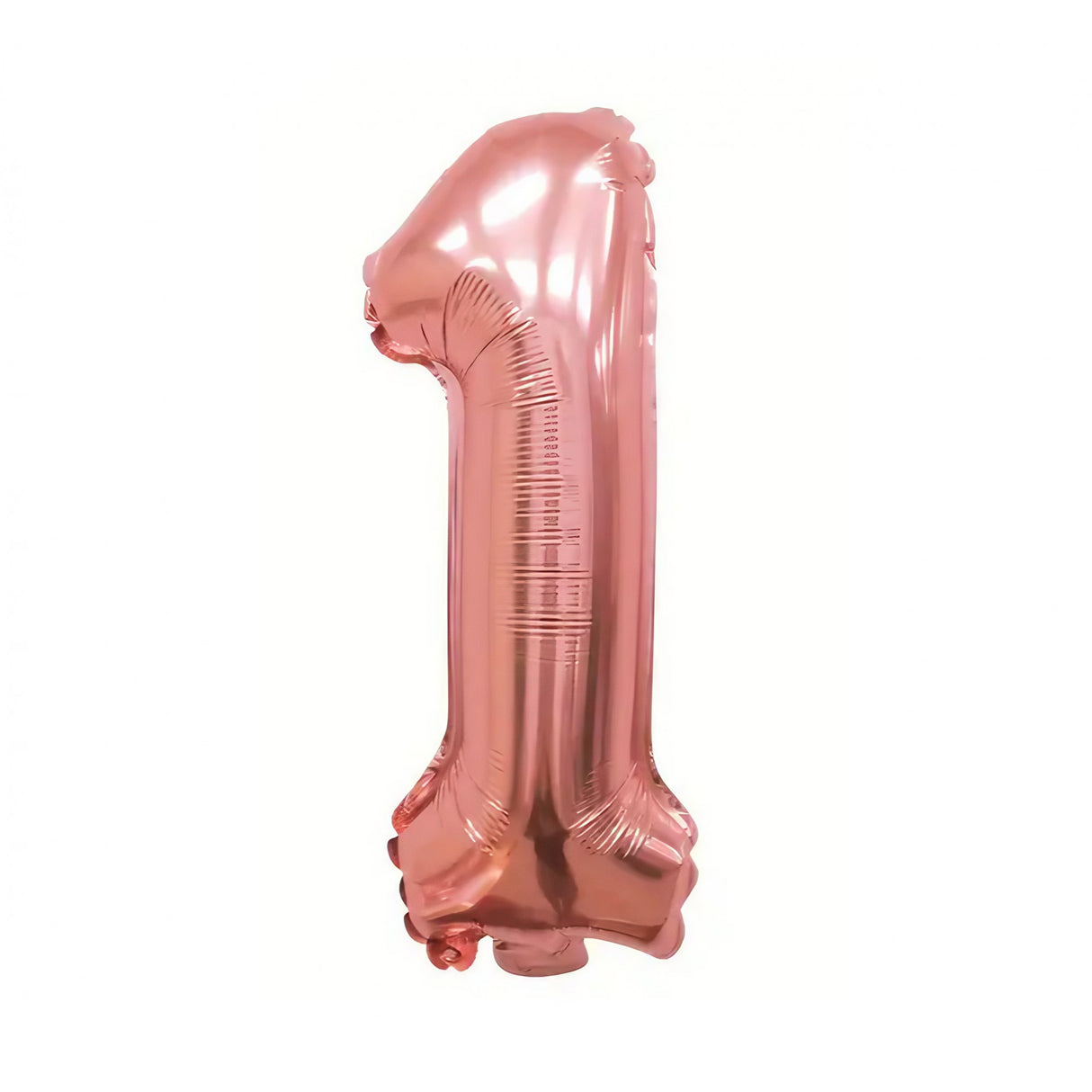 Balon Din Folie Cifra 1, 81 Cm, Pentru Aer Sau Heliu, Roz - vivimall.ro