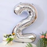 Balon Din Folie Cifra 2, 81 Cm, Pentru Aer Sau Heliu, Bulk - vivimall.ro