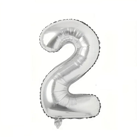 Balon Din Folie Cifra 2, 81 Cm, Pentru Aer Sau Heliu, Bulk - vivimall.ro