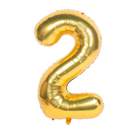 Balon Din Folie Cifra 2, 81 Cm, Pentru Aer Sau Heliu - vivimall.ro