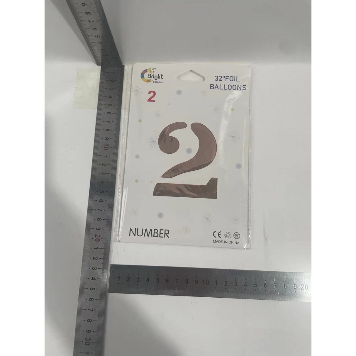 Balon Din Folie Cifra 2, 81 Cm, Pentru Aer Sau Heliu, Bulk, Roz - vivimall.ro