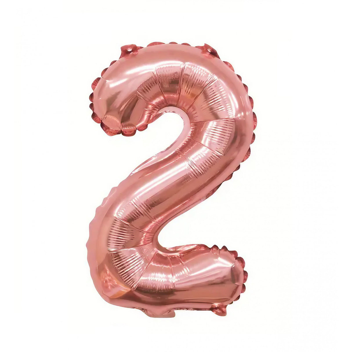 Balon Din Folie Cifra 2, 81 Cm, Pentru Aer Sau Heliu, Bulk, Roz - vivimall.ro