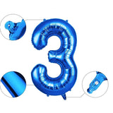 Balon Din Folie Cifra 3, 81 Cm, Pentru Aer Sau Heliu - vivimall.ro