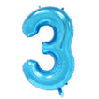 Balon Din Folie Cifra 3, 81 Cm, Pentru Aer Sau Heliu - vivimall.ro