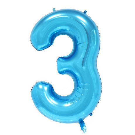 Balon Din Folie Cifra 3, 81 Cm, Pentru Aer Sau Heliu - vivimall.ro