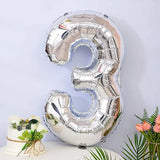 Balon Din Folie Cifra 3, 81 Cm, Pentru Aer Sau Heliu, Bulk - vivimall.ro