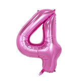 Balon Din Folie Cifra 4, 81 Cm, Pentru Aer Sau Heliu, Bulk - vivimall.ro