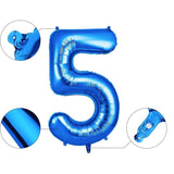 Balon Din Folie Cifra 5, 81 Cm, Pentru Aer Sau Heliu, Bulk - vivimall.ro