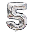 Balon Din Folie Cifra 5, 81 Cm, Pentru Aer Sau Heliu, Bulk - vivimall.ro
