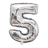 Balon Din Folie Cifra 5, 81 Cm, Pentru Aer Sau Heliu, Bulk - vivimall.ro