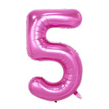 Balon Din Folie Cifra 5, 81 Cm, Pentru Aer Sau Heliu, Bulk - vivimall.ro