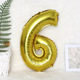 Balon Din Folie Cifra 6, 81 Cm, Pentru Aer Sau Heliu, Bulk - vivimall.ro