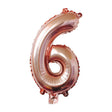 Balon Din Folie Cifra 6, 81 Cm, Pentru Aer Sau Heliu, Bulk, Roz - vivimall.ro