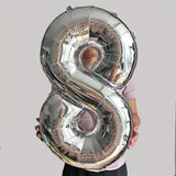 Balon Din Folie Cifra 8, 81 Cm, Pentru Aer Sau Heliu, Bulk - vivimall.ro