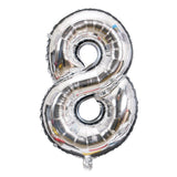 Balon Din Folie Cifra 8, 81 Cm, Pentru Aer Sau Heliu, Bulk - vivimall.ro