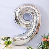 Balon Din Folie Cifra 9, 81 Cm, Pentru Aer Sau Heliu, Bulk - vivimall.ro
