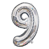 Balon Din Folie Cifra 9, 81 Cm, Pentru Aer Sau Heliu, Bulk - vivimall.ro