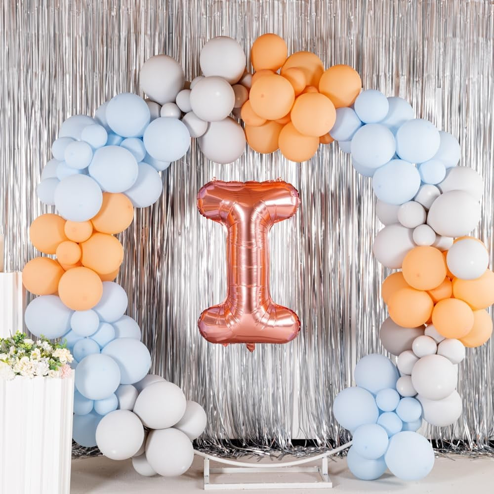 Balon Folie Metalizata Litera I, 100 Cm, Umflati Cu Heliu Sau Aer, Ambalaj Individual, Pai Inclus, Rose Gold - vivimall.ro