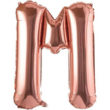 Balon Folie Metalizata Litera M, 100 Cm, Umflati Cu Heliu Sau Aer, Ambalaj Individual, Pai Inclus, Rose Gold - vivimall.ro