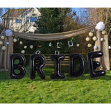 Balon din folie metalizata, 40 cm, Balon Folie Metalizata Litera D, Vivimall, 40 cm, Umflati cu Heliu sau Aer, Ambalaj Individual, Pai inclus, Negru, Litera D - vivimall.ro