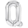 Balon Folie Metalizata Litera Q, 80 Cm, Umflati Cu Heliu Sau Aer, Ambalaj Individual, Pai Inclus - vivimall.ro