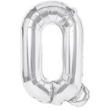 Balon Folie Metalizata Litera Q, 80 Cm, Umflati Cu Heliu Sau Aer, Ambalaj Individual, Pai Inclus - vivimall.ro