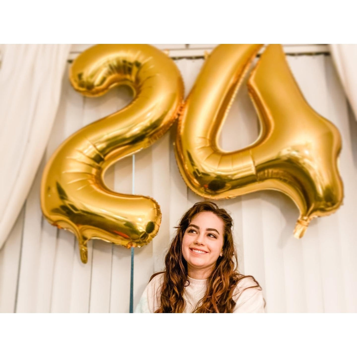 Balon Din Folie Metalizata, Figurina Cifra, Tema Aniversare 100 Cm, Ambalaj Individual, Pai Inclus, Umflare Cu Aer Sau Heliu, Cifra 4 - vivimall.ro