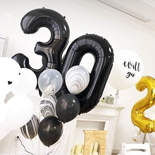 Balon Din Folie Metalizata, Figurina Cifra, Tema Aniversare 100 Cm, Ambalaj Individual, Pai Inclus, Umflare Cu Aer Sau Heliu, Cifra 3 - vivimall.ro