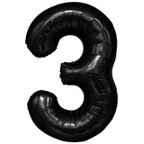 Balon Din Folie Metalizata, Figurina Cifra, Tema Aniversare 100 Cm, Ambalaj Individual, Pai Inclus, Umflare Cu Aer Sau Heliu, Cifra 3 - vivimall.ro