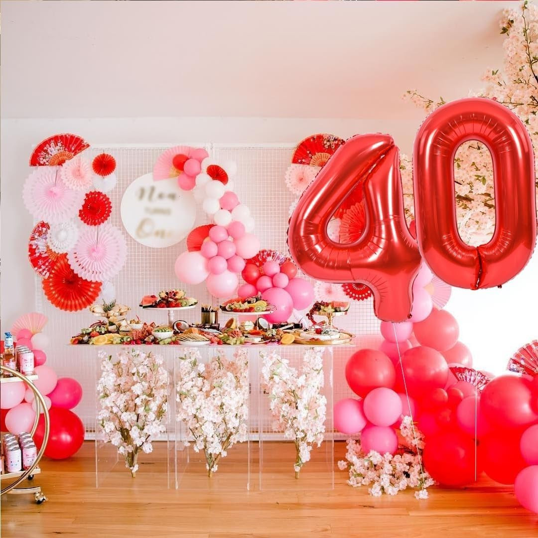 Balon Din Folie Metalizata, Figurina Cifra, Tema Aniversare 100 Cm, Ambalaj Individual, Pai Inclus, Umflare Cu Aer Sau Heliu, Cifra 4