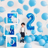 Balon Din Folie Metalizata, Figurina Cifra, Tema Aniversare 100 Cm, Ambalaj Individual, Pai Inclus, Umflare Cu Aer Sau Heliu, Cifra 2 - vivimall.ro